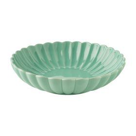 Colette Stoneware 11-inch Serving Bowl, Green