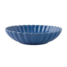 Colette Stoneware 11-inch Serving Bowl, Blue