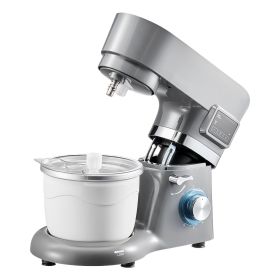 Ice Cream Maker, 1.8 Qt. Capacity, 6-Speed Electric Stand Mixer, with LED Digital Display & Timer, Mixing Paddle, Dough Hook, Splash Guard