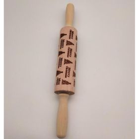 Rolling Pin Christmas Embossing (Option: Merry Christmas 35cm)